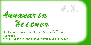 annamaria weitner business card